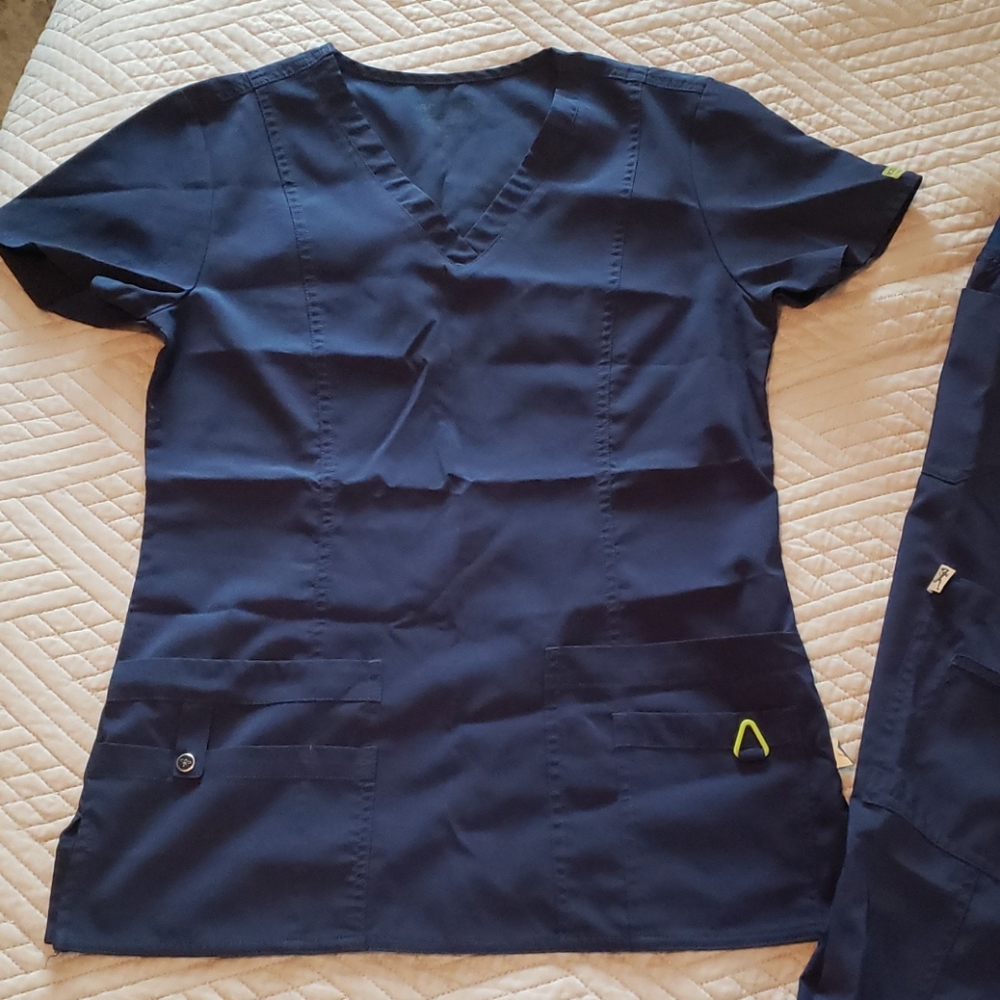 Navy Activate by Med Couture Scrub set